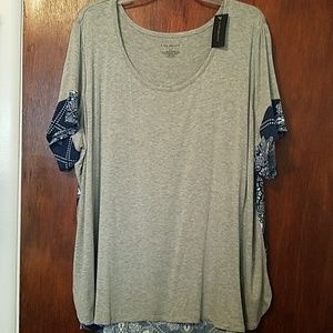 NWT Lane Bryant Hi Low Top